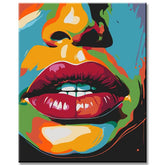 SeductIVe Lips Painting by Numbers